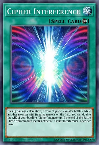 Cipher Interference — Carta Yu-Gi-Oh!