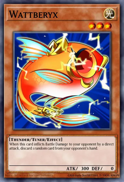 Wattberyx — Carta Yu-Gi-Oh!