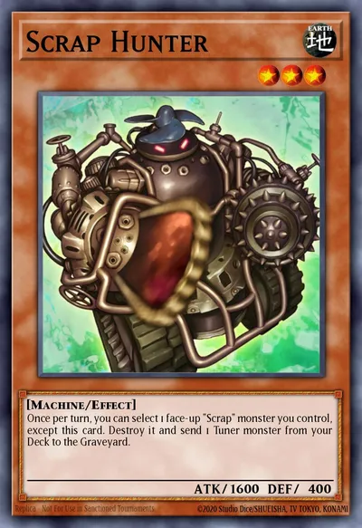 Caçador Sucata — Carta Yu-Gi-Oh!
