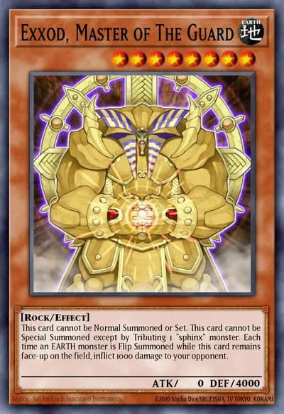Exxod, Master of The Guard — Carta Yu-Gi-Oh!