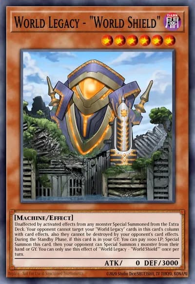 Legado Mundial - "Escudo Mundial" — Carta Yu-Gi-Oh!