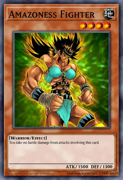 Amazoness Fighter — Carta Yu-Gi-Oh!
