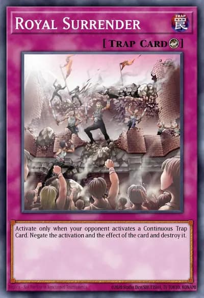 Rendição Real — Carta Yu-Gi-Oh!