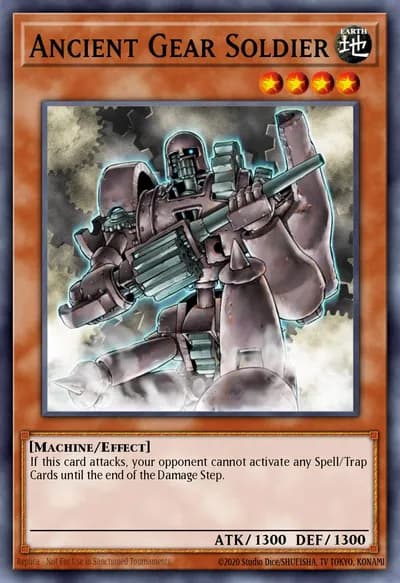Soldado de Engrenagem Antiga — Carta Yu-Gi-Oh!