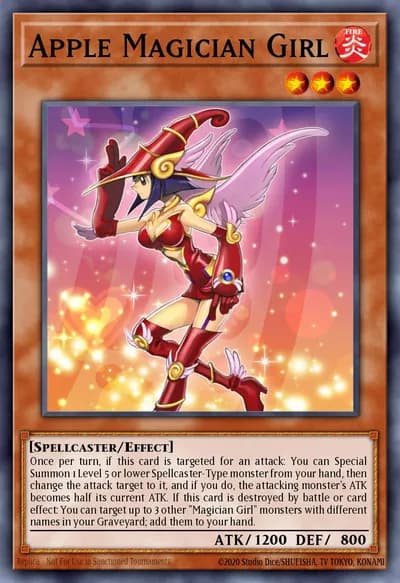 Apple Magician Girl — Carta Yu-Gi-Oh!