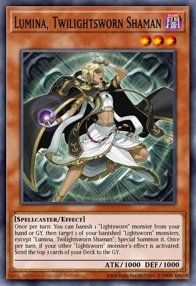 Lumina, Xamã do Crepúsculo — Carta Yu-Gi-Oh!