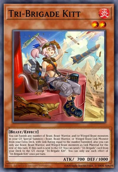Tri-Brigade Kitt — Carta Yu-Gi-Oh!
