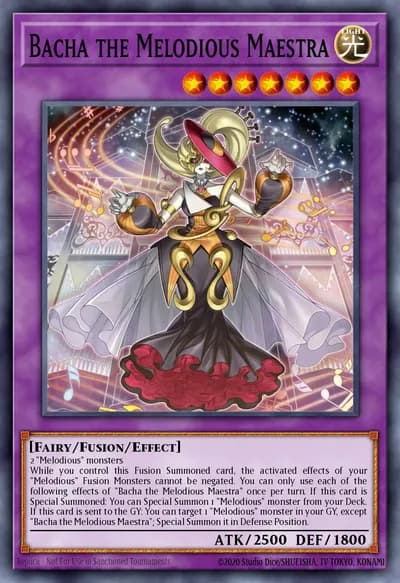 Bacha, a Maestra Melodiosa — Carta Yu-Gi-Oh!