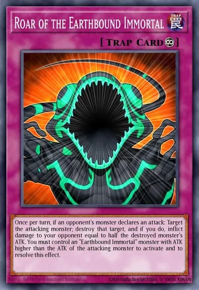 Rugido do Imortal Terrestre — Carta Yu-Gi-Oh!