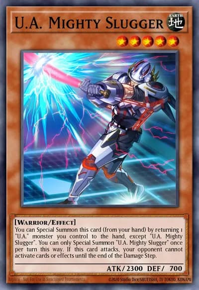 U.A. Arremessador Poderoso — Carta Yu-Gi-Oh!