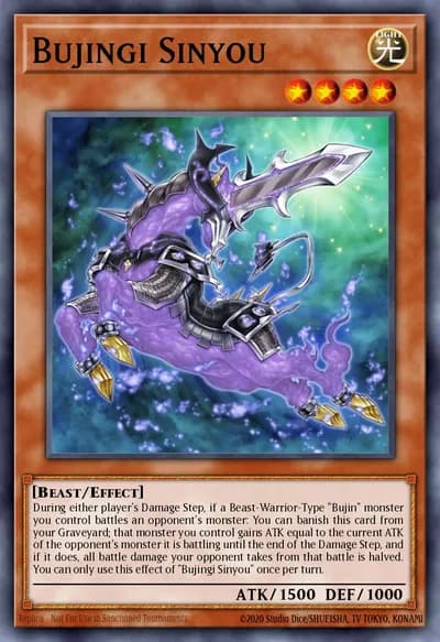 Bujingi Sinyou — Carta Yu-Gi-Oh!