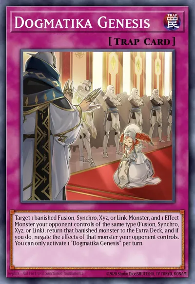 Dogmatika Genesis — Carta Yu-Gi-Oh!