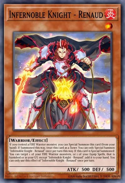 Infernoble Knight - Renaud — Carta Yu-Gi-Oh!