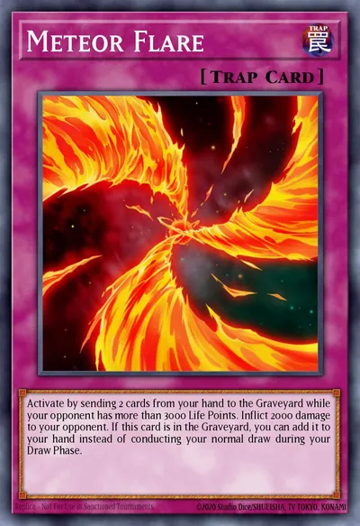Flare de Meteoro — Carta Yu-Gi-Oh!