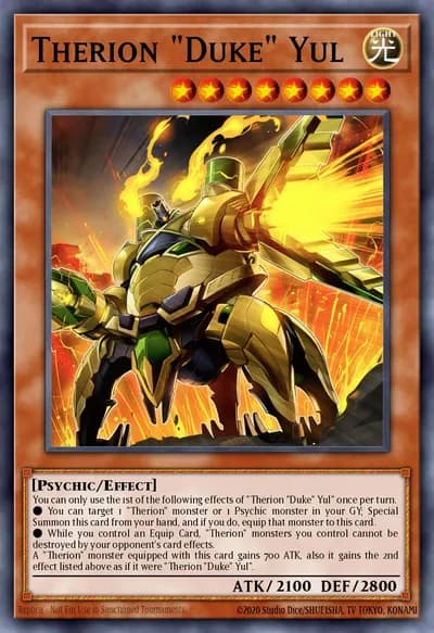 Therion "Duque" Yul — Carta Yu-Gi-Oh!