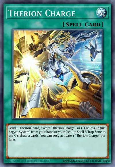 Therion Charge — Carta Yu-Gi-Oh!