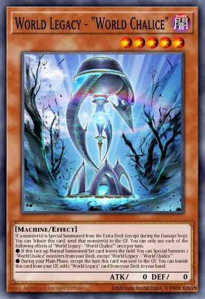 Legado Mundial - "Cálice Mundial" — Carta Yu-Gi-Oh!