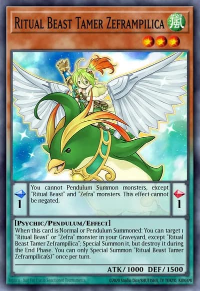 Ritual Beast Tamer Zeframpilica — Carta Yu-Gi-Oh!