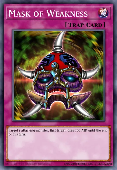 Mask of Weakness — Carta Yu-Gi-Oh!