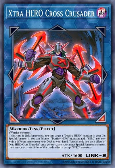 Xtra HERO Cross Crusader — Carta Yu-Gi-Oh!