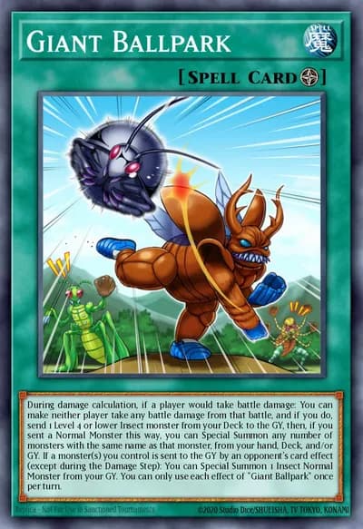 Giant Ballpark — Carta Yu-Gi-Oh!