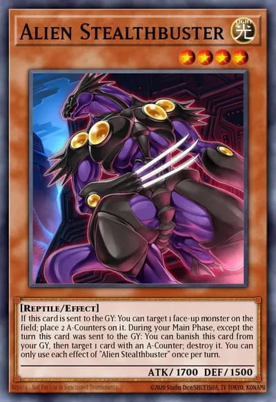 Alien Stealthbuster — Carta Yu-Gi-Oh!
