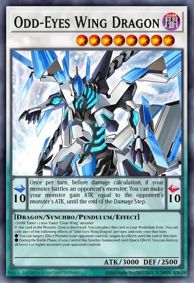 Odd-Eyes Wing Dragon — Carta Yu-Gi-Oh!