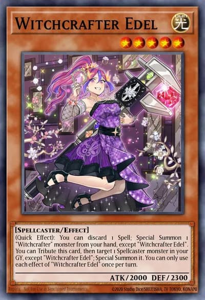 Witchcrafter Edel — Carta Yu-Gi-Oh!