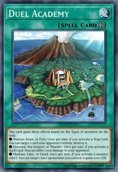 Academia de Duelos — Carta Yu-Gi-Oh!