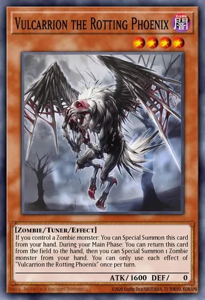 Vulcarrion the Rotting Phoenix — Carta Yu-Gi-Oh!