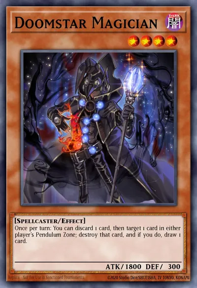 Doomstar Magician — Carta Yu-Gi-Oh!