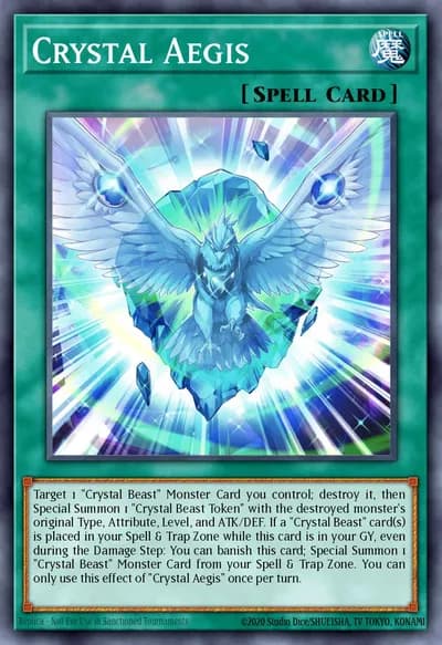 Crystal Aegis — Carta Yu-Gi-Oh!
