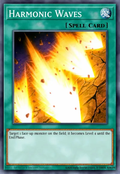 Ondas Harmônicas — Carta Yu-Gi-Oh!
