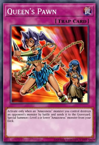 Peão da Rainha — Carta Yu-Gi-Oh!