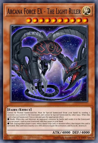 Força Arcano EX - O Governante da Luz — Carta Yu-Gi-Oh!