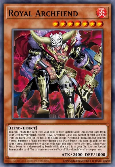 Arquidemônio Real — Carta Yu-Gi-Oh!