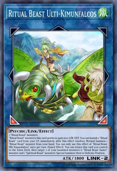 Ritual Beast Ulti-Kimunfalcos — Carta Yu-Gi-Oh!