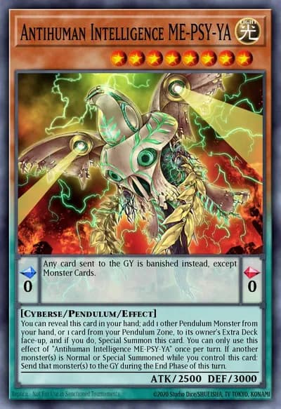 Antihuman Intelligence ME-PSY-YA — Carta Yu-Gi-Oh!