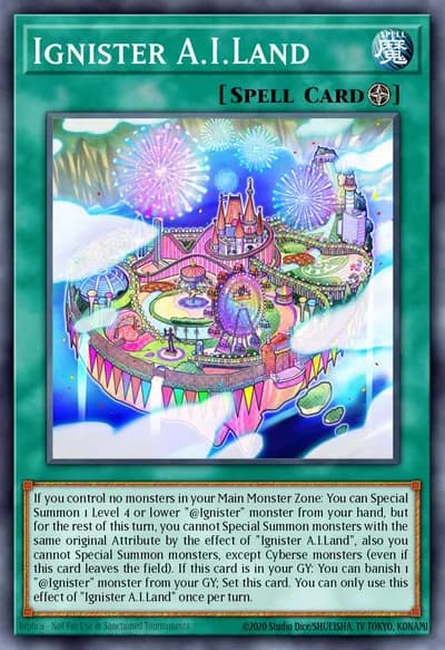 Ignister A.I.Land — Carta Yu-Gi-Oh!