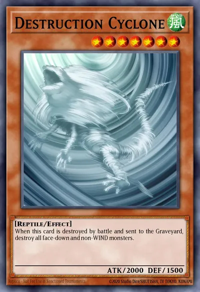 Ciclone da Destruição — Carta Yu-Gi-Oh!