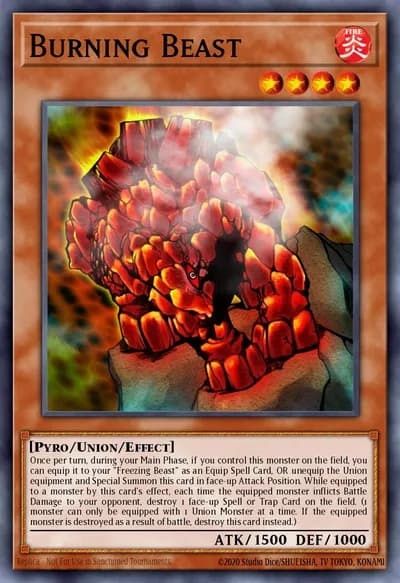 Burning Beast — Carta Yu-Gi-Oh!