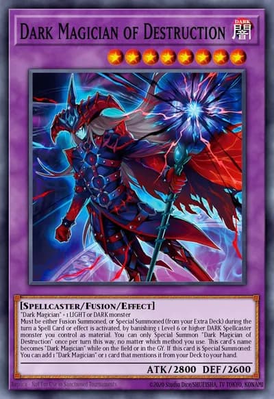 Mago Negro da Destruição — Carta Yu-Gi-Oh!