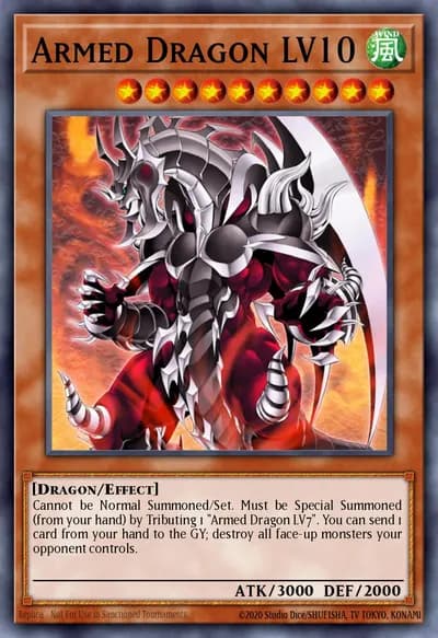 Dragão Armado LV10 — Carta Yu-Gi-Oh!