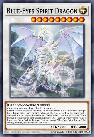 Blue-Eyes Spirit Dragon — Carta Yu-Gi-Oh!