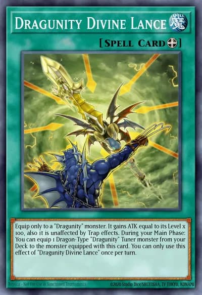Dragunity Divine Lance — Carta Yu-Gi-Oh!