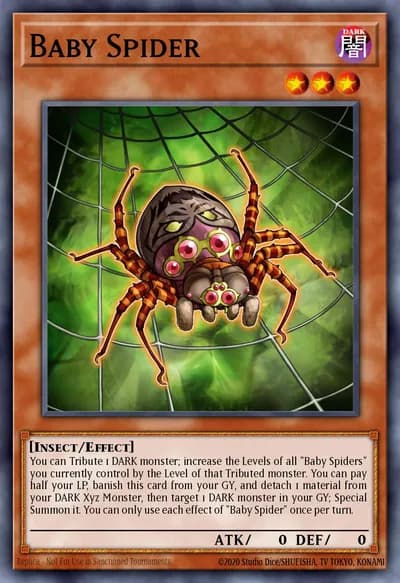 Baby Spider — Carta Yu-Gi-Oh!