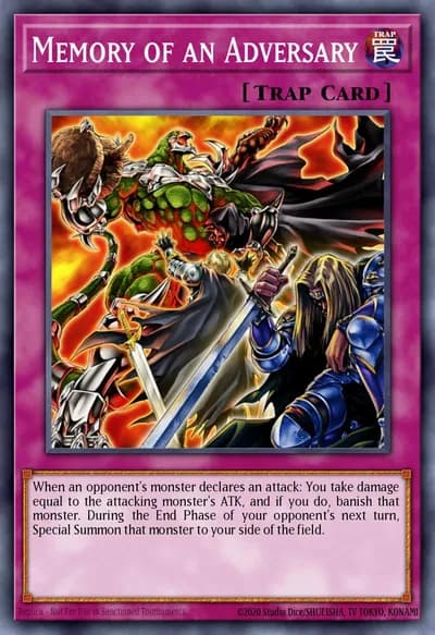 Memória de um Adversário — Carta Yu-Gi-Oh!
