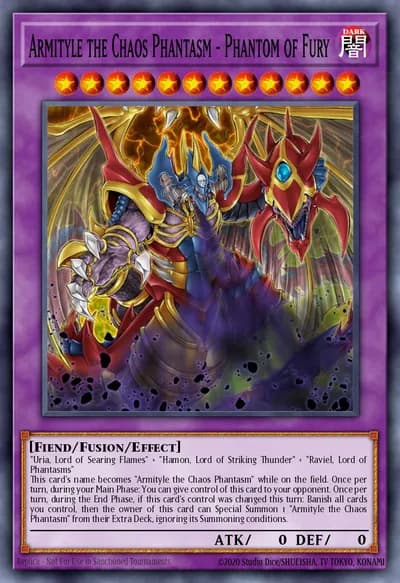 Armityle, o Fantasma do Caos - Fantasma da Fúria — Carta Yu-Gi-Oh!