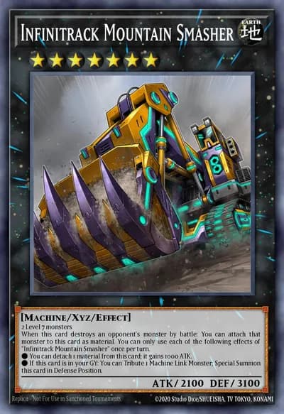 Infinitrack Mountain Smasher — Carta Yu-Gi-Oh!