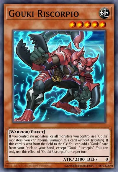 Gouki Riscorpio — Carta Yu-Gi-Oh!